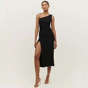 (Sold) Reformation One-Shoulder Backless Midi Dress